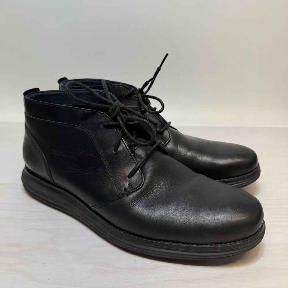 Cole Haan Men's Original Grand Chukka Boot Men's 9.5 Black‎ Style C28212 Lace Up